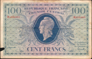 100 francs Marianne type 1943