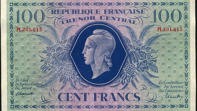 100 francs Marianne type 1943