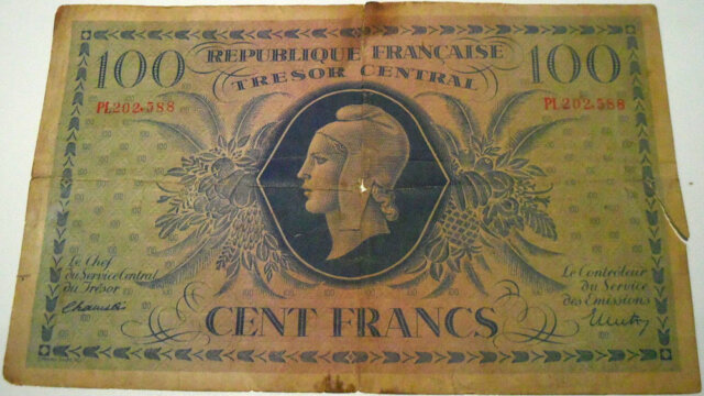 100 francs Marianne type 1943