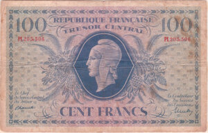 100 francs Marianne type 1943