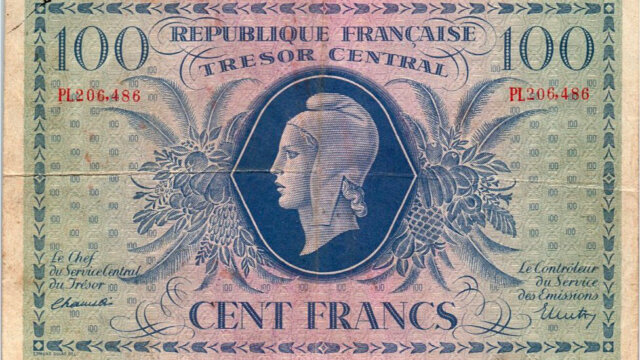 100 francs Marianne type 1943