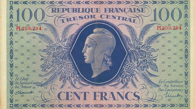 100 francs Marianne type 1943