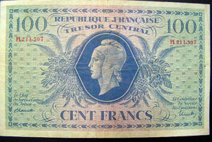 100 francs Marianne type 1943