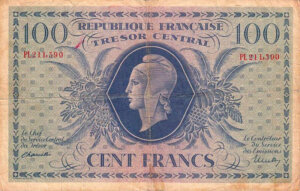 100 francs Marianne type 1943