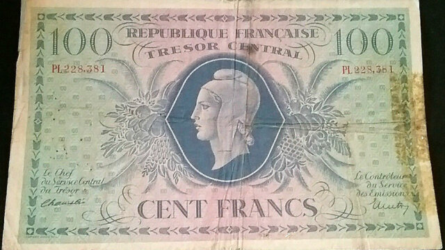 100 francs Marianne type 1943