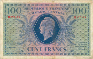 100 francs Marianne type 1943