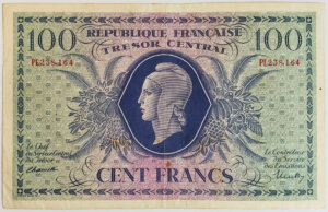 100 francs Marianne type 1943