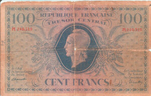 100 francs Marianne type 1943