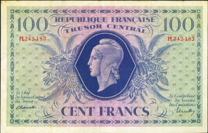 100 francs Marianne type 1943