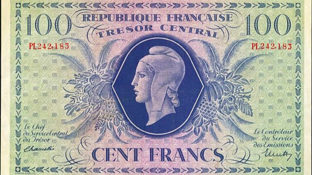 100 francs Marianne type 1943