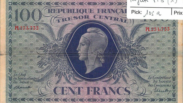 100 francs Marianne type 1943