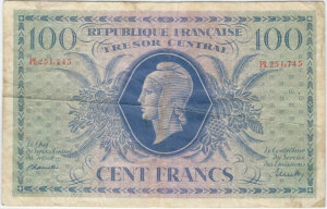 100 francs Marianne type 1943