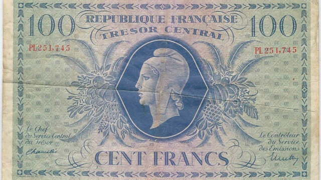 100 francs Marianne type 1943