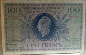 100 francs Marianne type 1943