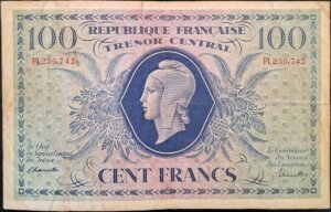 100 francs Marianne type 1943