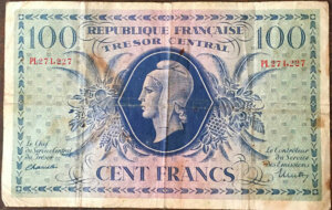 100 francs Marianne type 1943