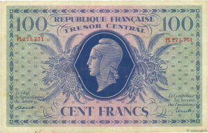 100 francs Marianne type 1943