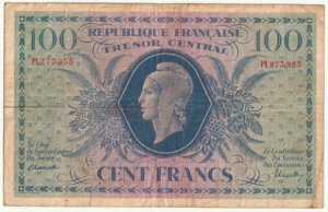 100 francs Marianne type 1943