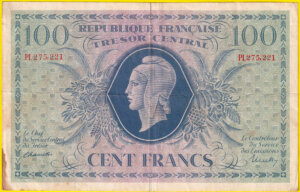 100 francs Marianne type 1943