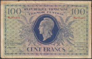 100 francs Marianne type 1943