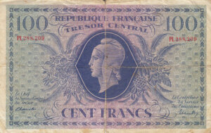 100 francs Marianne type 1943