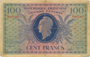 100 francs Marianne type 1943