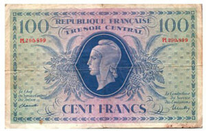 100 francs Marianne type 1943