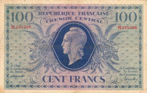 100 francs Marianne type 1943