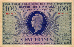 100 francs Marianne type 1943