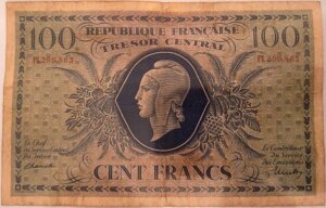 100 francs Marianne type 1943