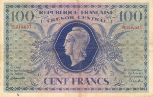 100 francs Marianne type 1943