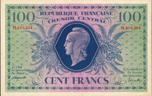 100 francs Marianne type 1943