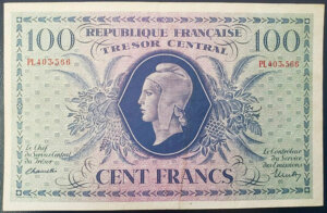 100 francs Marianne type 1943