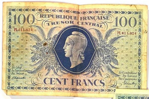 100 francs Marianne type 1943