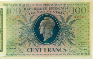 100 francs Marianne type 1943