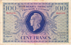 100 francs Marianne type 1943