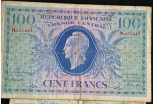 100 francs Marianne type 1943