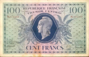 100 francs Marianne type 1943