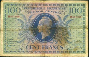 100 francs Marianne type 1943