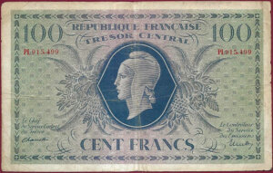 100 francs Marianne type 1943