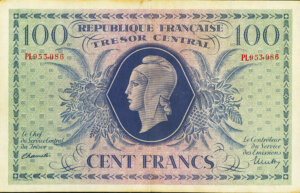 100 francs Marianne type 1943