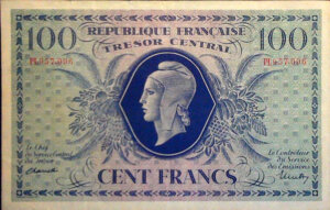 100 francs Marianne type 1943