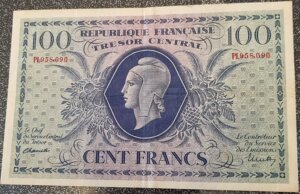 100 francs Marianne type 1943