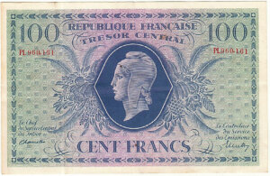 100 francs Marianne type 1943