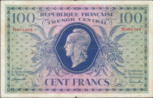 100 francs Marianne type 1943