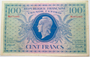 100 francs Marianne type 1943