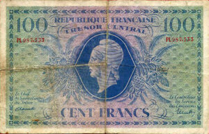 100 francs Marianne type 1943