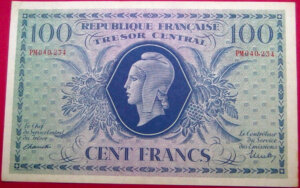 100 francs Marianne type 1943