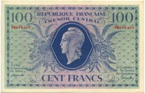 100 francs Marianne type 1943