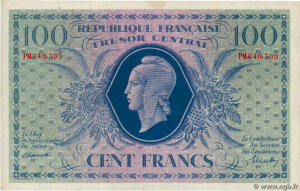 100 francs Marianne type 1943